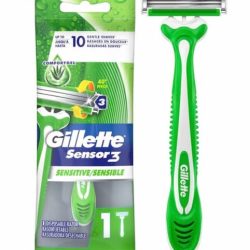 Gillette Sensor3 Sensitive Men's Disposable Razor